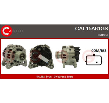 Remenica alternátora CASCO CCP90250AS