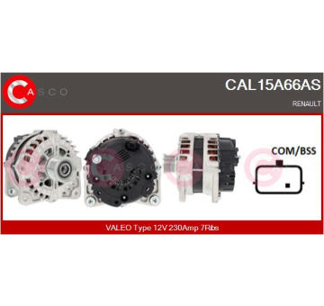 generátor CASCO CAL15A66AS