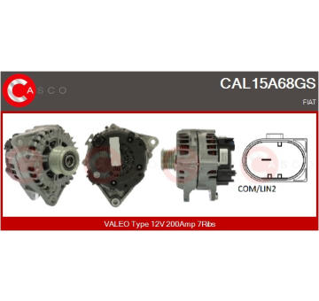 generátor CASCO CAL15124GS