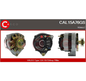 Remenica alternátora CASCO CCP90261AS