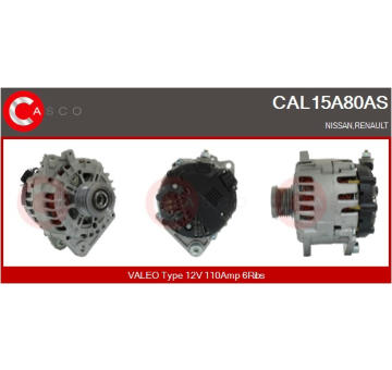 Řemenice, generátor CASCO CCP90263AS