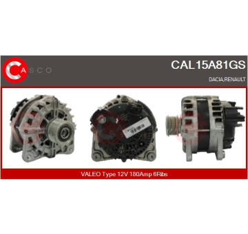 Remenica alternátora CASCO CCP90264AS