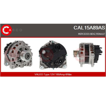 Remenica alternátora CASCO CCP90269AS