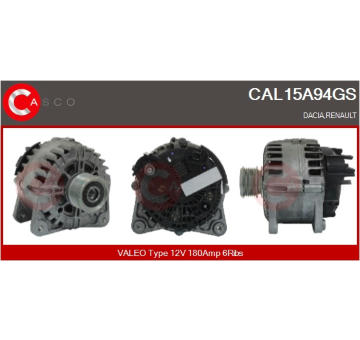 Řemenice, generátor CASCO CCP90273AS