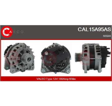 Řemenice, generátor CASCO CCP90273GS