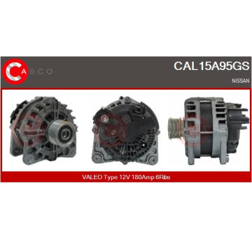 Remenica alternátora CASCO CCP90274AS