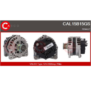 Řemenice, generátor CASCO CCP90280AS
