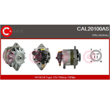 Remenica alternátora CASCO CCP90282AS