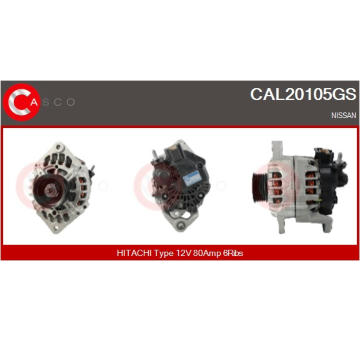 Řemenice, generátor CASCO CCP90293GS