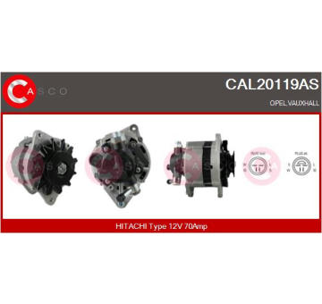 Remenica alternátora CASCO CCP92107AS