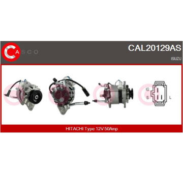 Remenica alternátora CASCO CCP92114AS