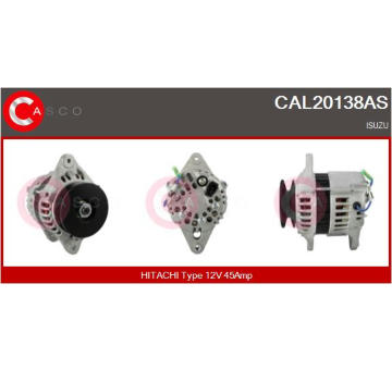 Řemenice, generátor CASCO CCP92125GS