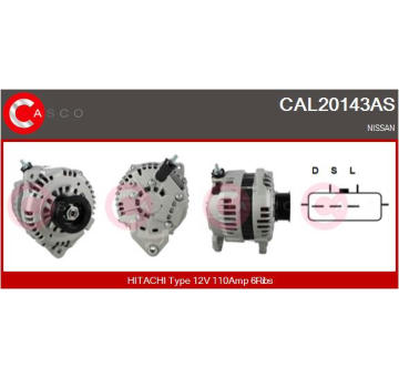 generátor CASCO CAL15165AS