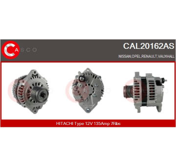Remenica alternátora CASCO CCP98108AS