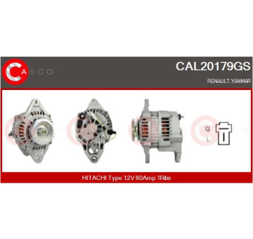 generátor CASCO CAL15206AS