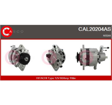 Alternátor CASCO CAL25102AS