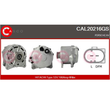 Alternátor CASCO CAL25114AS