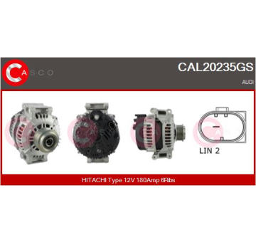 generátor CASCO CAL15254AS