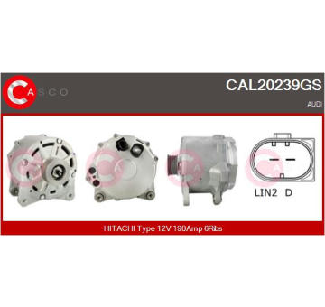 Alternátor CASCO CAL30105AS