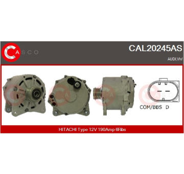 generátor CASCO CAL15266AS