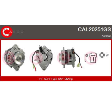 Alternátor CASCO CAL30116AS