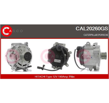 Alternátor CASCO CAL30124AS