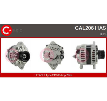 generátor CASCO CAL10624AS