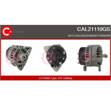 Alternátor CASCO CAL30154AS