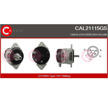 Alternátor CASCO CAL30160AS