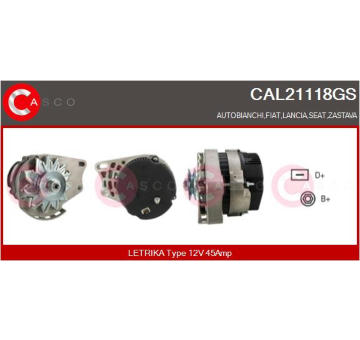 generátor CASCO CAL15325AS