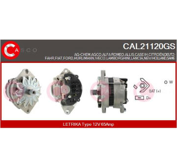 Alternátor CASCO CAL30164AS