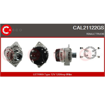 generátor CASCO CAL15331AS
