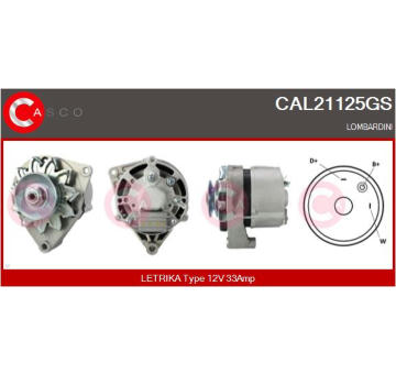 Alternátor CASCO CAL30170AS