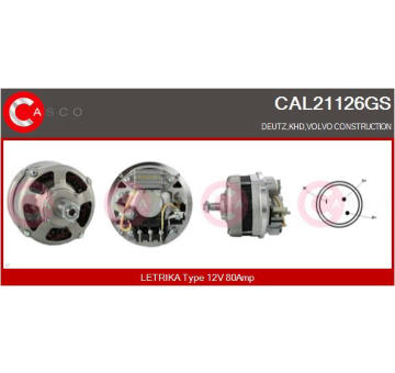 Alternátor CASCO CAL30172AS