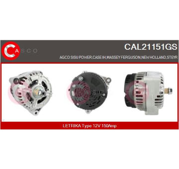 generátor CASCO CAL15360AS
