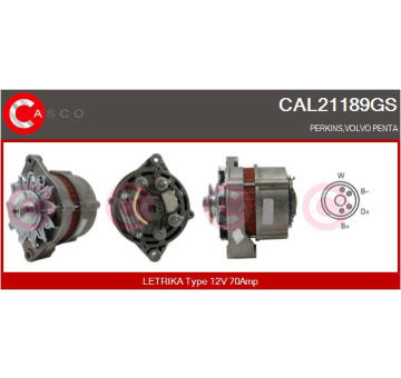 Alternátor CASCO CAL30600AS