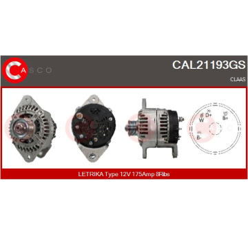 Spínač řízení CASCO CCS73025AS