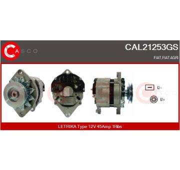 generátor CASCO CAL15444AS