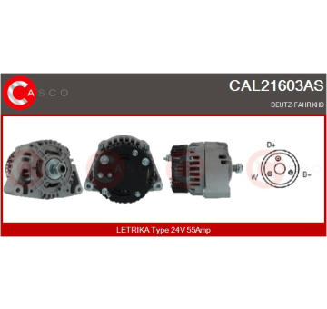 generátor CASCO CAL15470GS