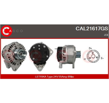 generátor CASCO CAL15482AS