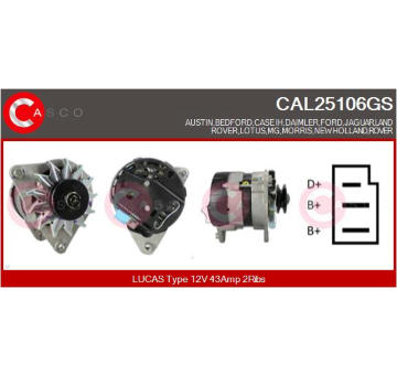 Alternátor CASCO CAL35101AS