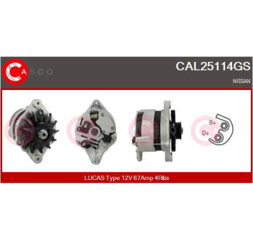 Alternátor CASCO CAL35113AS