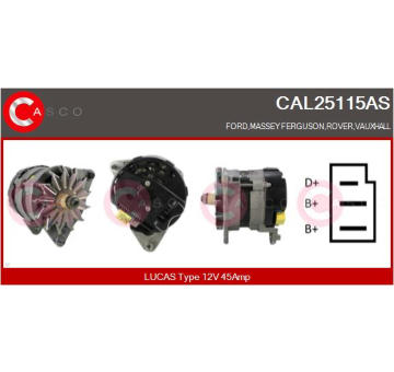 generátor CASCO CAL10023GS