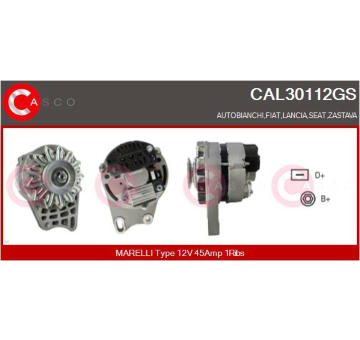Alternátor CASCO CAL35162AS