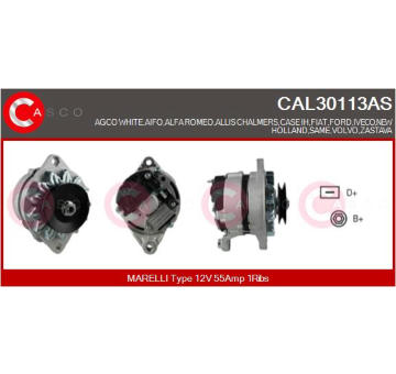 Alternátor CASCO CAL35163AS