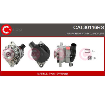 generátor CASCO CAL30116RS