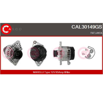 Alternátor CASCO CAL12102AS