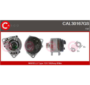Alternátor CASCO CAL14109AS