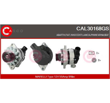 Alternátor CASCO CAL14110AS