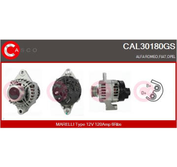 generátor CASCO CAL30180GS